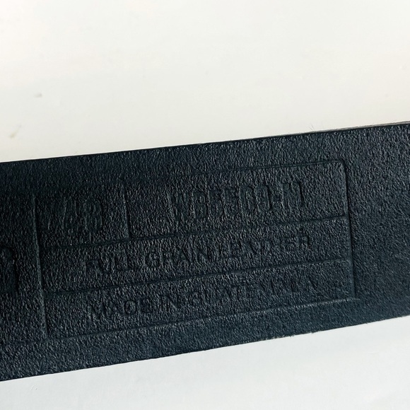 Carhartt Anvil Black Leather Work Belt Size 40 - Picture 6 of 8